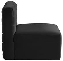 Load image into Gallery viewer, Quincy Black Velvet Modular Armless Chair