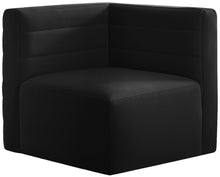 Load image into Gallery viewer, Quincy Black Velvet Modular Corner Chair