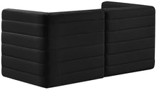 Load image into Gallery viewer, Quincy Black Velvet Modular Sofa