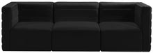 Load image into Gallery viewer, Quincy Black Velvet Modular Sofa