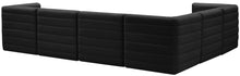 Load image into Gallery viewer, Quincy Black Velvet Modular Sectional