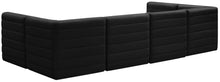 Load image into Gallery viewer, Quincy Black Velvet Modular Sectional