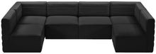 Load image into Gallery viewer, Quincy Black Velvet Modular Sectional