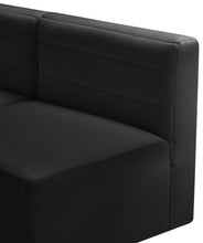 Load image into Gallery viewer, Quincy Black Velvet Modular Corner Chair