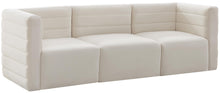 Load image into Gallery viewer, Quincy Cream Velvet Modular Sofa