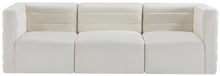 Load image into Gallery viewer, Quincy Cream Velvet Modular Sofa