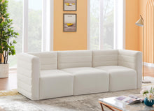 Load image into Gallery viewer, Quincy Cream Velvet Modular Sofa