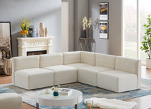 Load image into Gallery viewer, Quincy Cream Velvet Modular Sectional