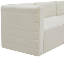 Load image into Gallery viewer, Quincy Cream Velvet Modular Sofa