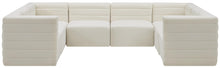Load image into Gallery viewer, Quincy Cream Velvet Modular Sectional