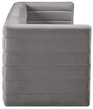 Load image into Gallery viewer, Quincy Grey Velvet Modular Sofa