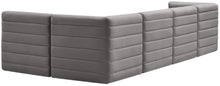 Load image into Gallery viewer, Quincy Grey Velvet Modular Sectional