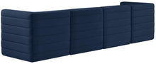 Load image into Gallery viewer, Quincy Navy Velvet Modular Sofa