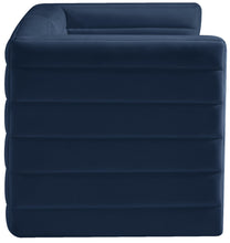Load image into Gallery viewer, Quincy Navy Velvet Modular Sofa