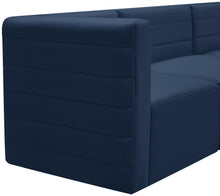 Load image into Gallery viewer, Quincy Navy Velvet Modular Sofa