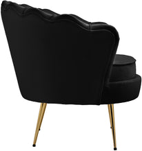 Load image into Gallery viewer, Gardenia Black Velvet Chair