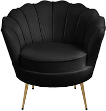 Load image into Gallery viewer, Gardenia Black Velvet Chair