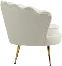Load image into Gallery viewer, Gardenia Cream Velvet Chair