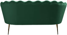 Load image into Gallery viewer, Gardenia Green Velvet Loveseat