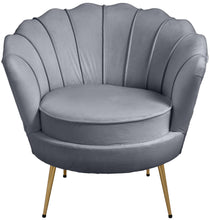 Load image into Gallery viewer, Gardenia Grey Velvet Chair