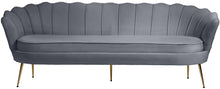 Load image into Gallery viewer, Gardenia Grey Velvet Sofa