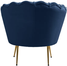 Load image into Gallery viewer, Gardenia Navy Velvet Chair