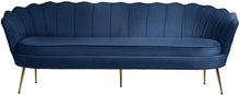 Load image into Gallery viewer, Gardenia Navy Velvet Sofa