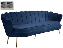 Load image into Gallery viewer, Gardenia Navy Velvet Sofa