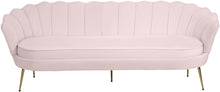 Load image into Gallery viewer, Gardenia Pink Velvet Sofa