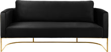 Load image into Gallery viewer, Casa Black Velvet Sofa