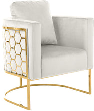 Load image into Gallery viewer, Casa Cream Velvet Chair