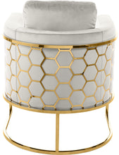 Load image into Gallery viewer, Casa Cream Velvet Chair