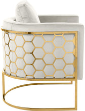 Load image into Gallery viewer, Casa Cream Velvet Chair