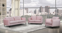 Load image into Gallery viewer, Poppy Pink Velvet Sofa