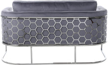 Load image into Gallery viewer, Casa Grey Velvet Loveseat