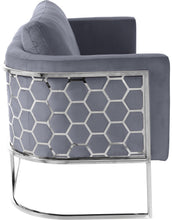 Load image into Gallery viewer, Casa Grey Velvet Sofa