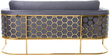 Load image into Gallery viewer, Casa Grey Velvet Sofa