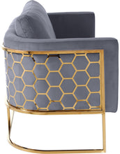 Load image into Gallery viewer, Casa Grey Velvet Sofa