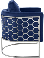 Load image into Gallery viewer, Casa Navy Velvet Chair
