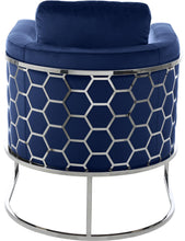 Load image into Gallery viewer, Casa Navy Velvet Chair