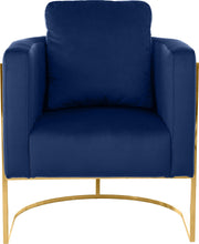 Load image into Gallery viewer, Casa Navy Velvet Chair