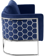 Load image into Gallery viewer, Casa Navy Velvet Sofa