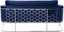Load image into Gallery viewer, Casa Navy Velvet Sofa