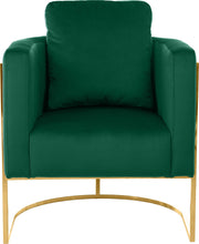 Load image into Gallery viewer, Casa Green Velvet Chair