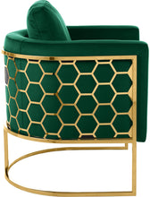 Load image into Gallery viewer, Casa Green Velvet Chair