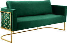 Load image into Gallery viewer, Casa Green Velvet Sofa