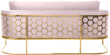 Load image into Gallery viewer, Casa Pink Velvet Sofa