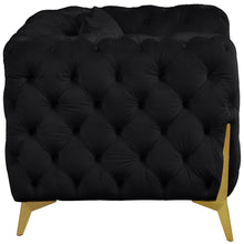 Load image into Gallery viewer, Kingdom Black Velvet Chair