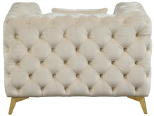 Load image into Gallery viewer, Kingdom Cream Velvet Chair