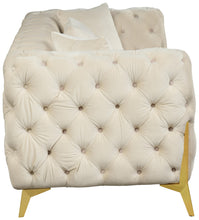 Load image into Gallery viewer, Kingdom Cream Velvet Sofa